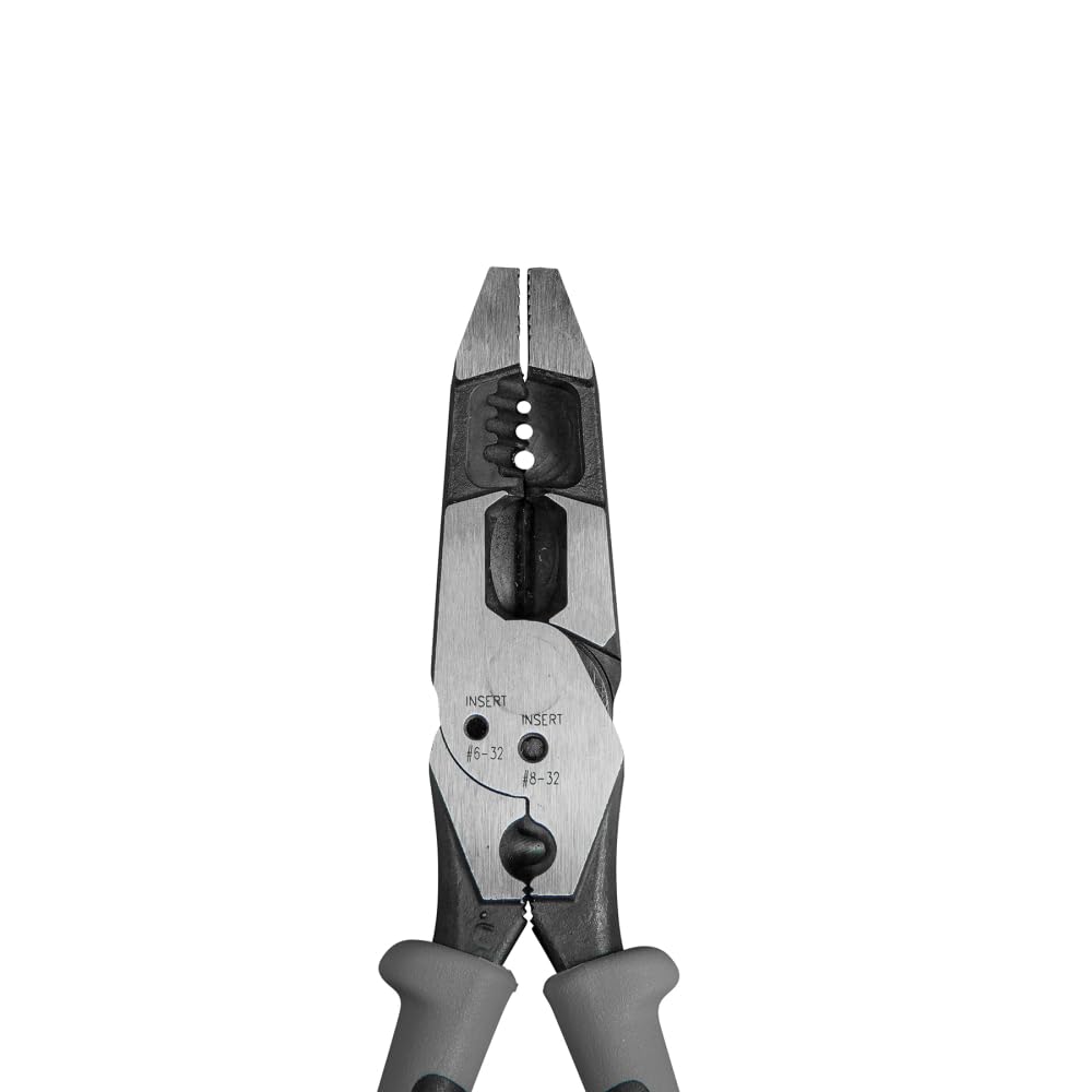 Pliers, Hybrid Multi Purpose Tool with Crimper, Bolt Shearing Holes & Stripper Klein Tools J215-8CR
