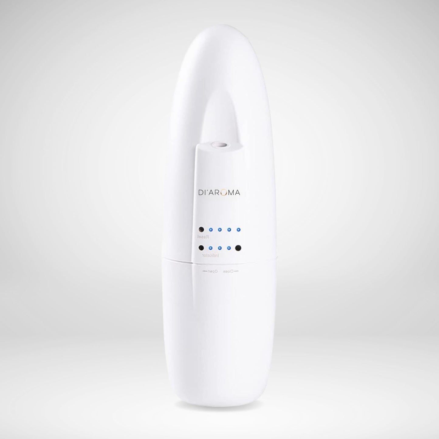 Di'Aroma Plug in Waterless Diffuser White - Waterless Diffuser for Essential Oil, Wall Plug in- Up to 500 Sq.Ft | Essential Oil Aromatherapy Diffuser (White)