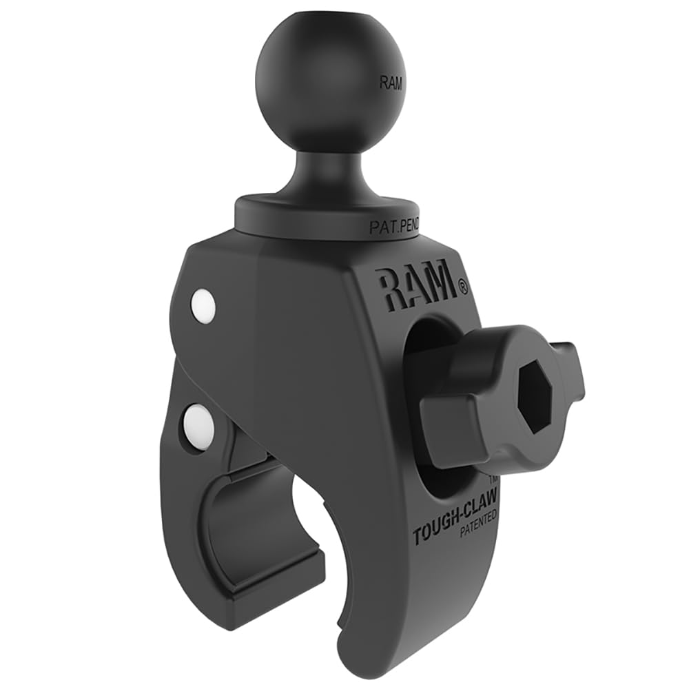 RAM Mounts (RAP-B-400U) Small Tough-Claw with 1" Diameter Rubber Ball