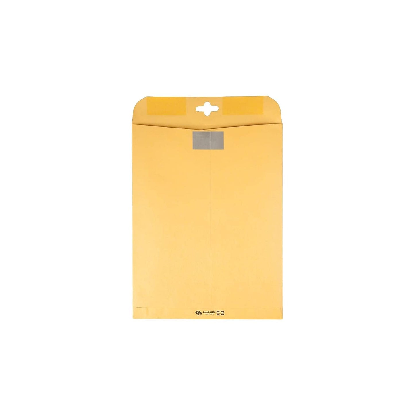 Quality Park Postage Saving Clear-Clasp Envelopes, 10 inches x 13 inches, Kraft, 100 Count (43768)
