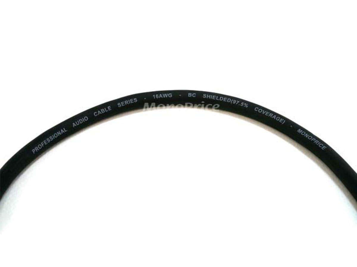 Monoprice 104760 3-Feet Premier Series XLR Male to 1/4-Inch TRS Male 16AWG Cable