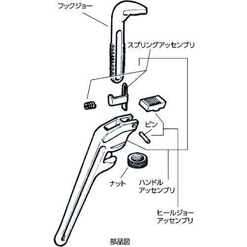 Ridgid Tools 31050 6-Inch Heavy-Duty End Pipe Wrench