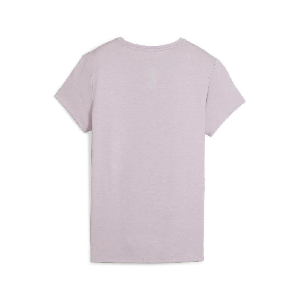 PUMA Women's Run Favorite Heathered Tee, Grape Mist, Large