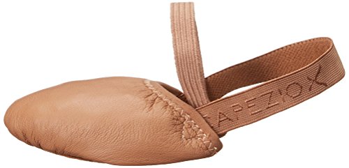 Capezio Leather Pirouette II, Dark Suntan, Medium