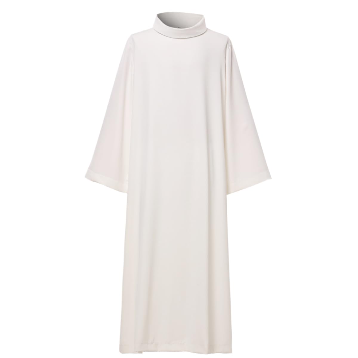 BLESSUME Catholic Church Clergy ALB Vestments Robe, Ivory White, Medium