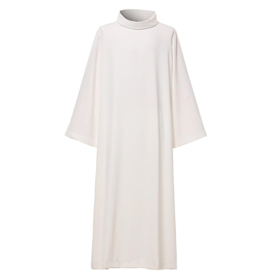 BLESSUME Catholic Church Clergy ALB Vestments Robe, Ivory White, Medium