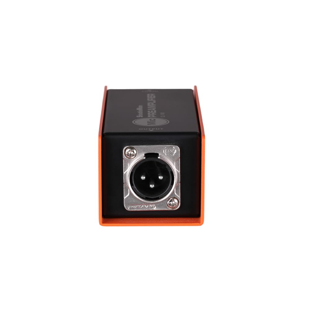 StudioMan CL-100 Microphone Preamp, XLR Input/Output, Orange and Black