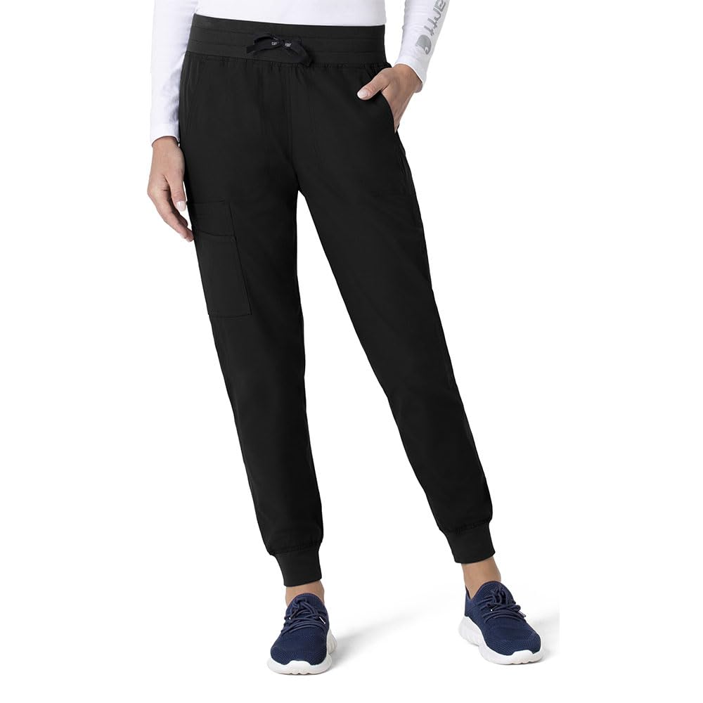 Carhartt Tall Size Women's Force Jogger Pant, Black, Large