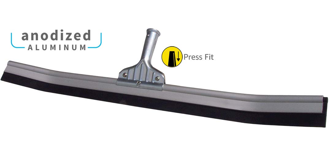 Unger Professional AquaDozer Smooth Surface Curved Floor Squeegee, 36"