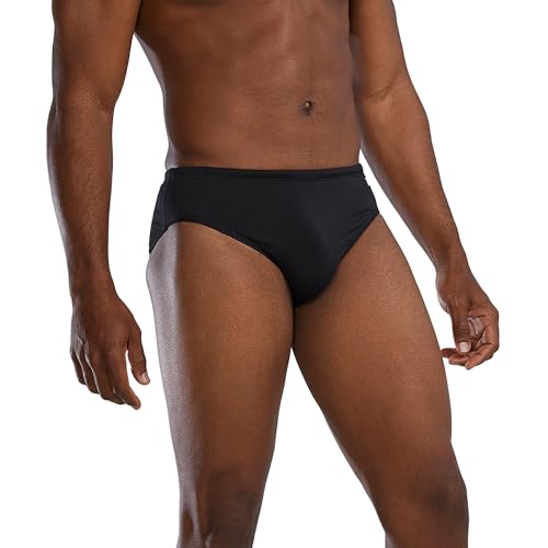 TYR Men's Durafast Elite Racer Brief Swimsuit Black