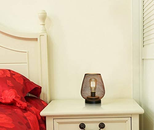 JHY DESIGN Set of 2 Metal Cage LED Lantern Battery Powered, Cordless Accent Light with LED. Great for Weddings,Parties,Patio, Events for Indoors Outdoors.