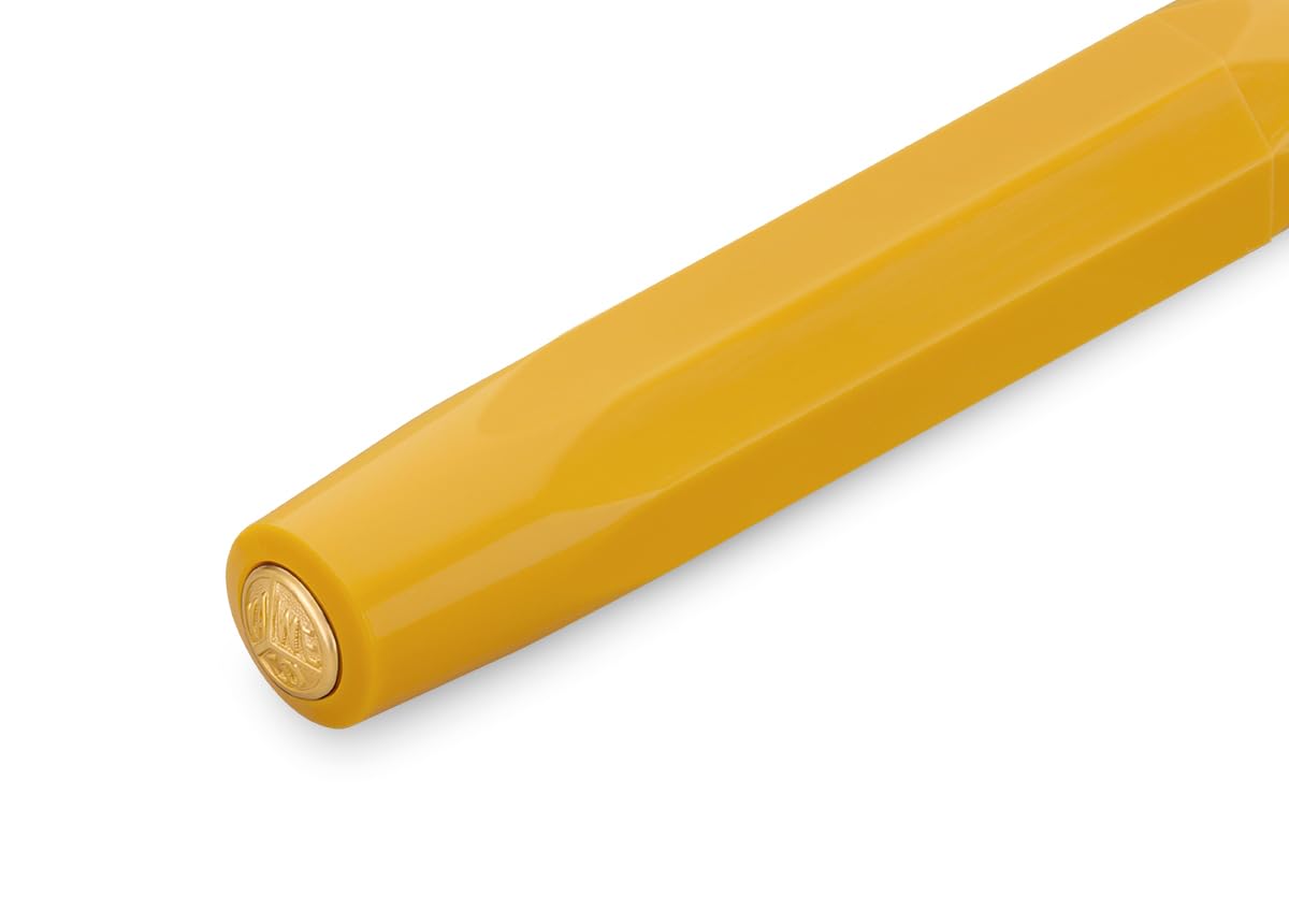 Kaweco COLLECTION Fountain Pen Honey, Fine Nib Sport Octagonal Clip Gold