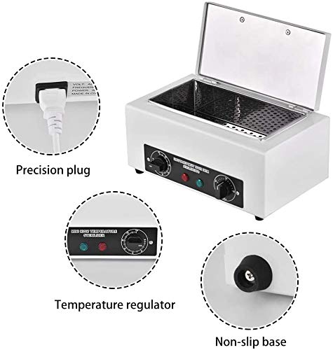 Giff 300W Heat Sterilizer NV-210 w/Timer Disinfection Box Manicure Pedicure SPA Salon Equipment for Sundry Beauty Hair Nail Metal Tools