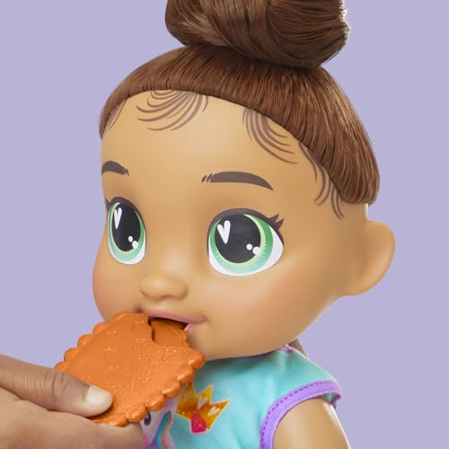 Baby Alive Baby Grows Up, Sophia Sparkle, Milestones and Baby's First Tooth, Interactive Doll for Girls and Boys Ages 3+