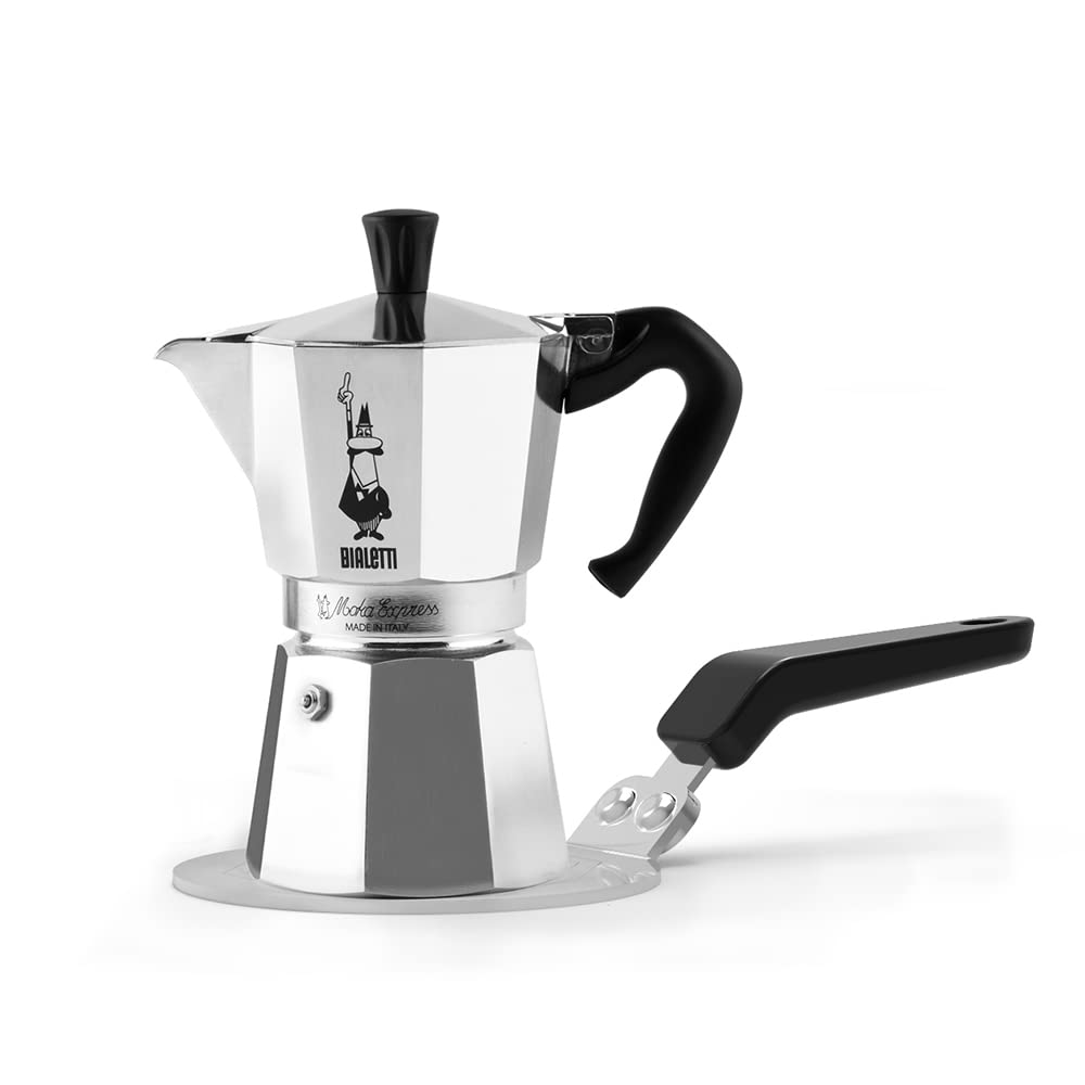 Bialetti Moka Induction Saucer Adapter for Small Cookware and Coffee Maker, 6 Cups, Diameter 13 cm, Steel