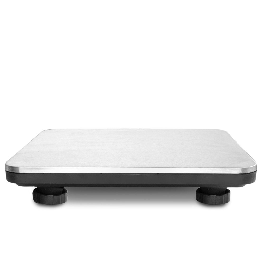 Flexzion Industrial Digital Shipping Postal Scales, Max Weight 200KG 440lb w/LCD Backlight Display & AC Adapter, Heavy Duty Stainless Steel Platform for Medium to Small Packages Parcel Small Pet