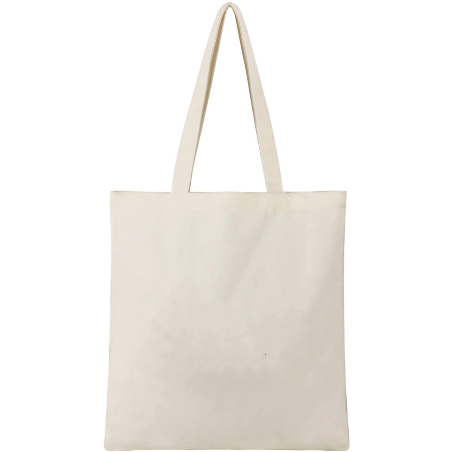 KisSealed 15 Pack Blank Canvas Tote Bag, Natural Color Canvas Reusable Bag with Handle,Foldable Grocery Shopping Bag for DIY,Travel,Gift,Daily Use(13x10 inch)