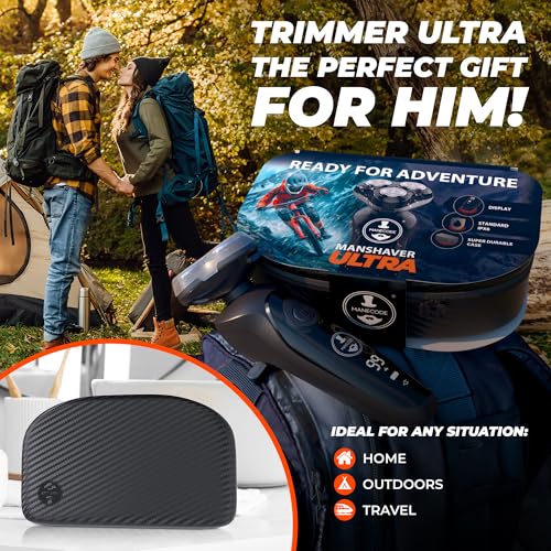 7-in-1 Electric Razor for Men in a case - Shaver with Floating 8 Contouring Technology and IQ Cleaning Sensor