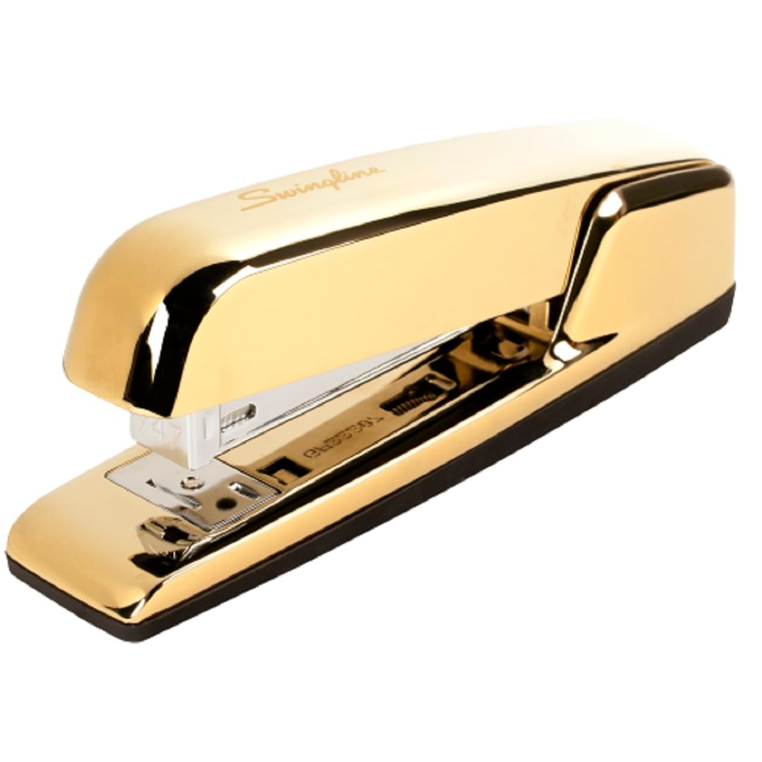 Swingline Stapler, 747, Manual, 25 Sheets Capacity, Business, Desktop, Gold Metallic (S7074721AZ)