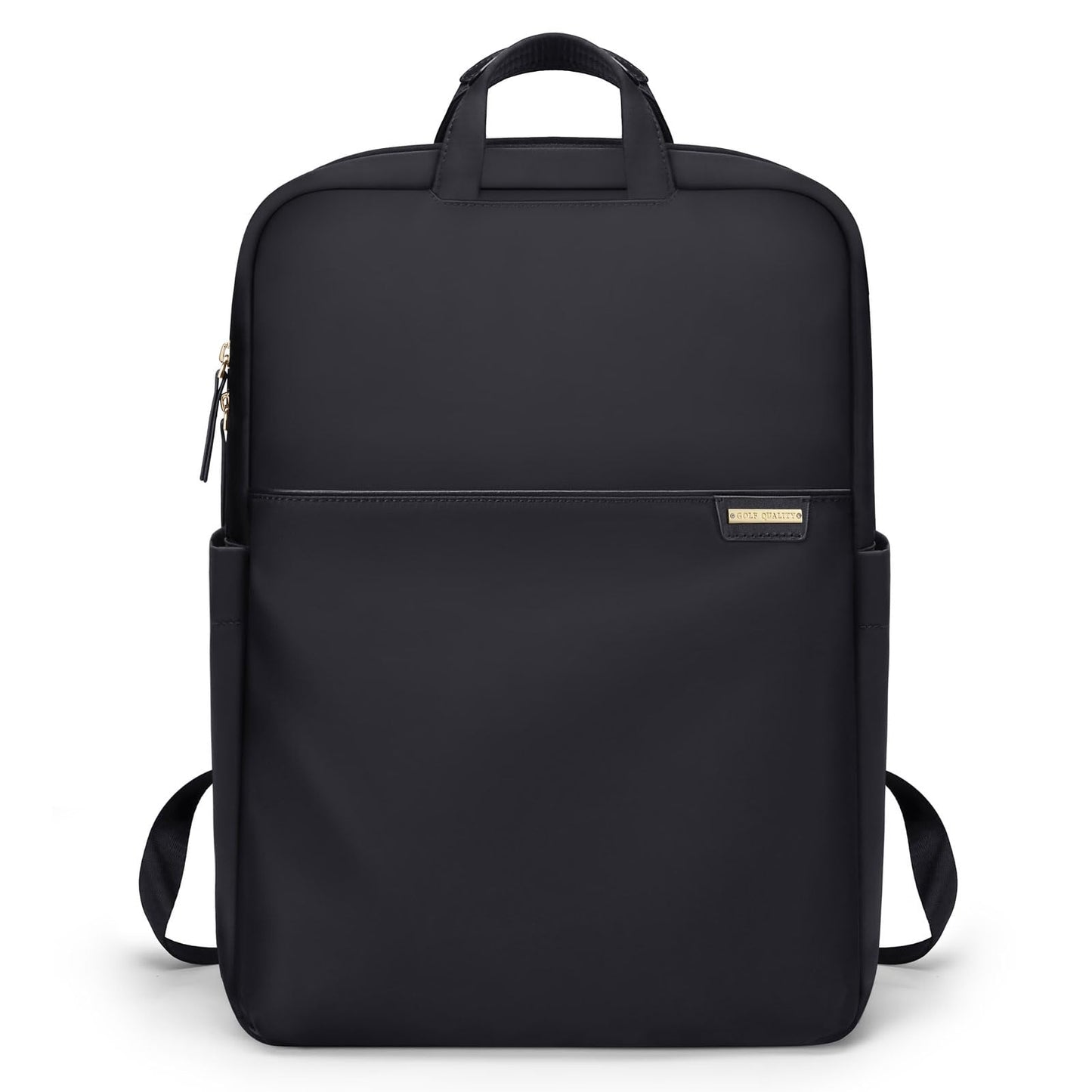 GOLF QUALITY Slim Laptop Backpack for Women, Lightweight Business Backpack for Women Computer Bag Purse for Commuting, Fit 17.3 Inch, Black