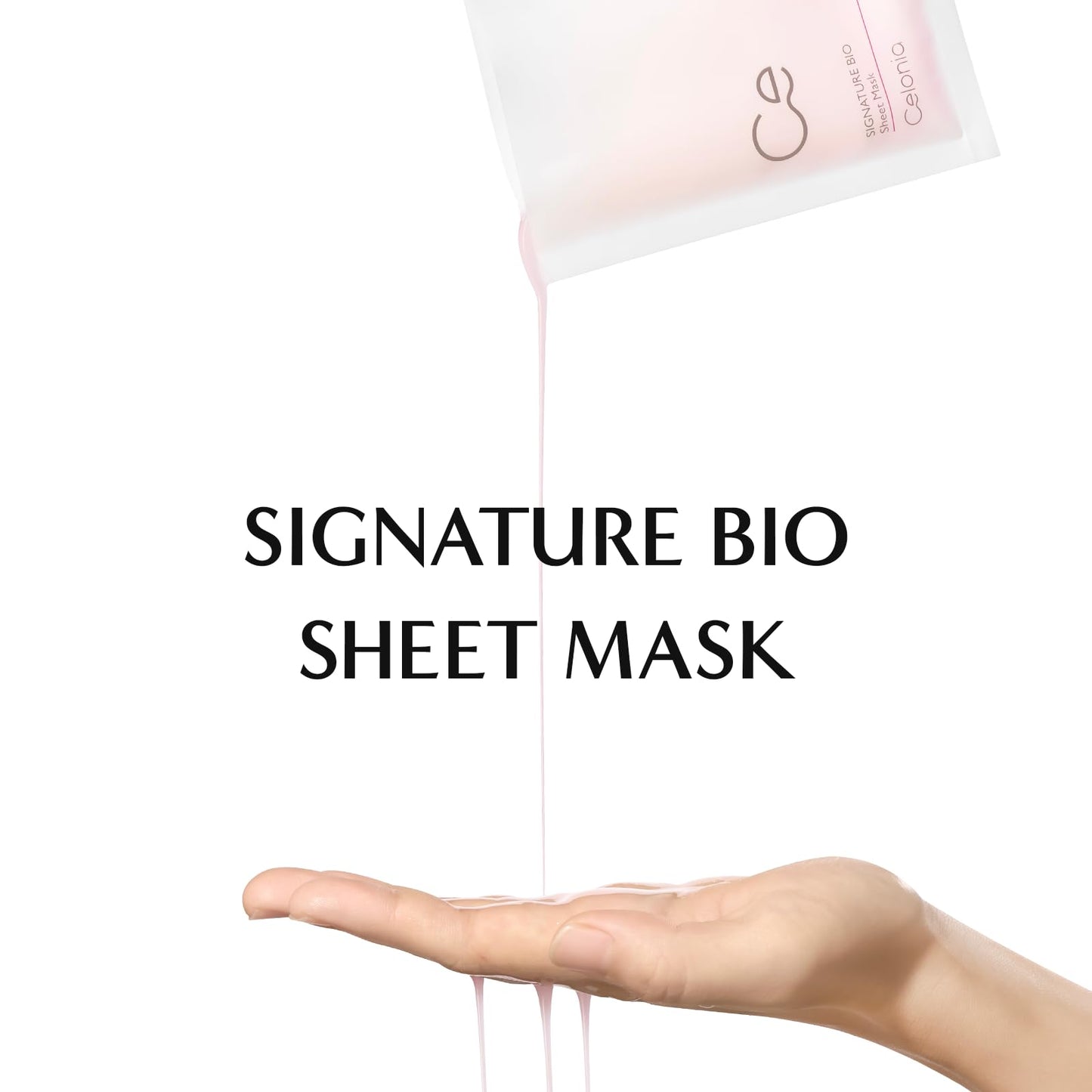 CELONIA Signature Bio Facial Sheet Mask, Stem Cell Deep Hydrating Face Mask, Anti Aging Treatment For Healthy Glowing Skin, Minimize Pores, Reduce Fine Line, Boost elasticity, Correct Redness 5PC