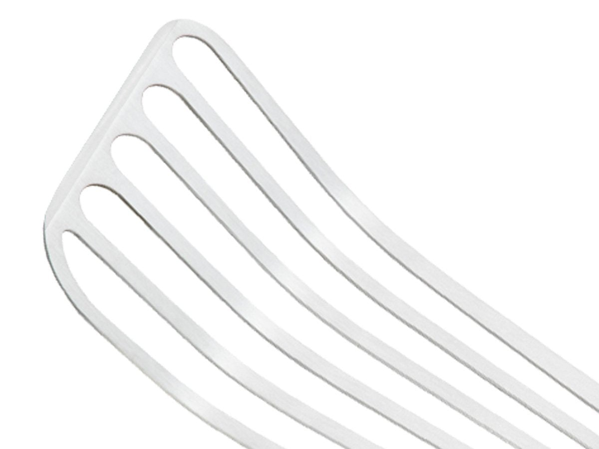 Mercer Culinary Hell's Handle 4 by 9-Inch Large Fish Turner/Spatula, Silver