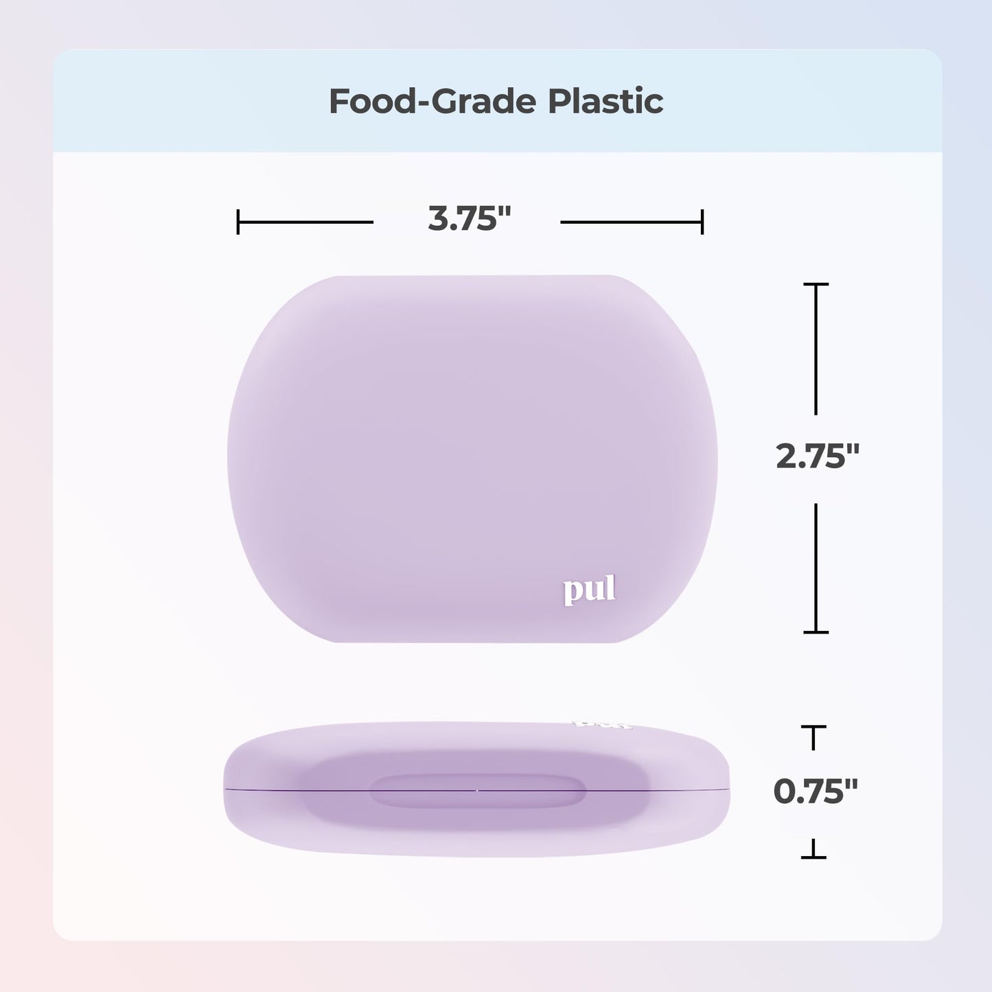 PUL Aligner Care Convenience Kit – Case + 2-in-1 Tool for Invisalign, Retainers, Partial Dentures, Mouth & Night Guards & More – Purple Case & 2-Pack of Purple Aligner Seating Chewie & Removal Tool