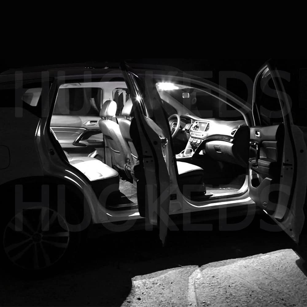 16pcs 4Runner Interior LED Lights Replacement for 2010-2018 2019 2020 2021 2022 2023 Toyota 4Runner 6000K Super Bright White interior LED bulbs package + Installation Tool