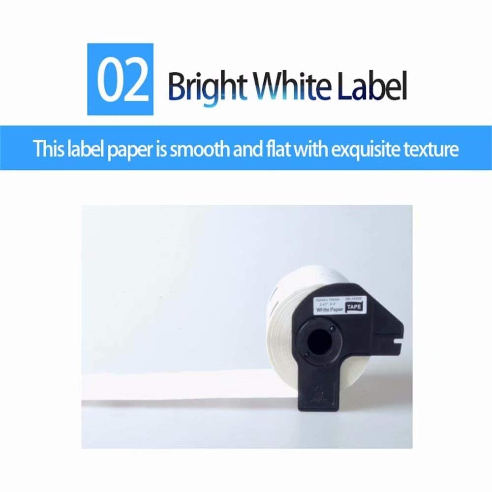 Aomya 6 Pack DK-1201 Die-cut Standard Address Shipping Label Compatible for Brother DK1201 29mm x 90mm (1-1/7" x 3-1/2") for Brother QL Label Printer QL-700 QL-710W QL-500 QL800