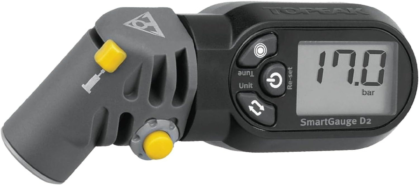 Topeak D2 SmartGauge Black/Grey, One Size