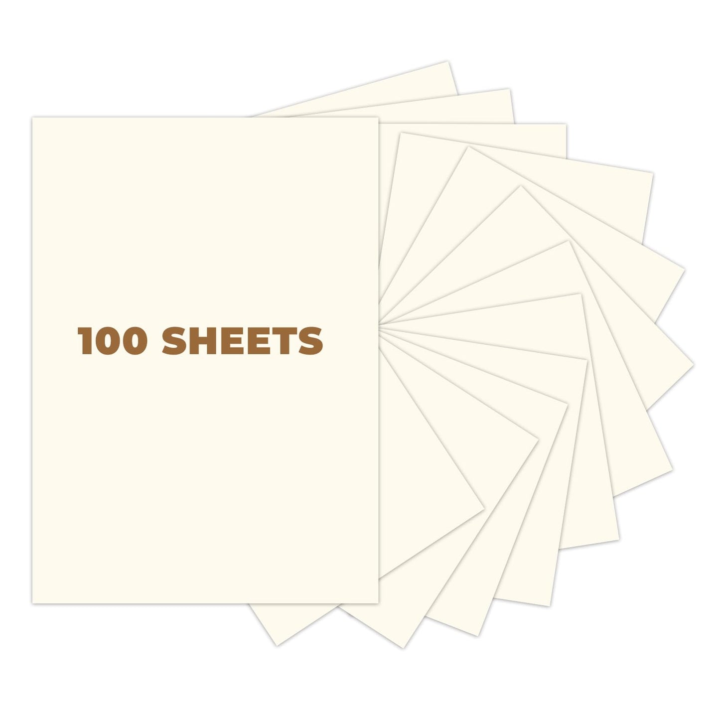 100 Sheets Cream Cardstock Paper 8.5" x 11", 85 lb/230 GSM Card Stock Printer Paper for Cards Making, Office Printing, Cards for Wedding, Invitation, Business, Menus, Certificate, Valentine’s Day