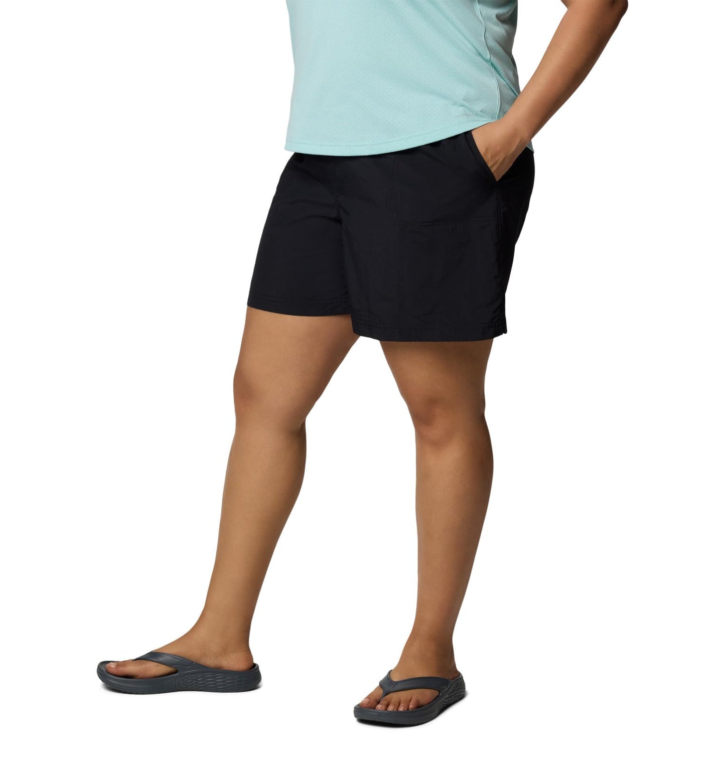 Columbia Women's Sandy River Short Ii, Black, Medium/5" Inseam