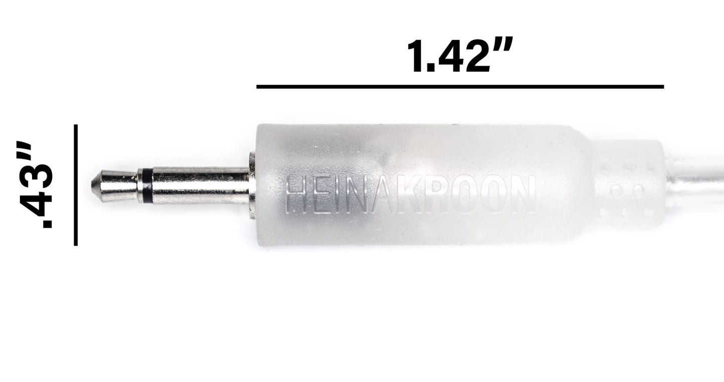 Heinakroon LED CV Patch Cables Eurorack Modular Test Leads (60cm/23.6")