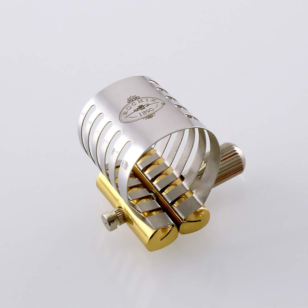 Stainless Steel Ligature Silver Plated for Bb Clarinet/Alto Saxophone Sax