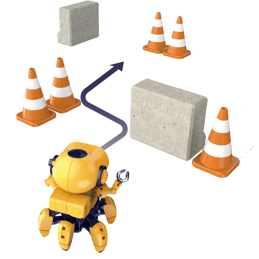 CIC Kits Tobbie Robot Smart Companion | Educational STEM Engineering Toys for Kids & Teens | Bilingual Manual English & Français