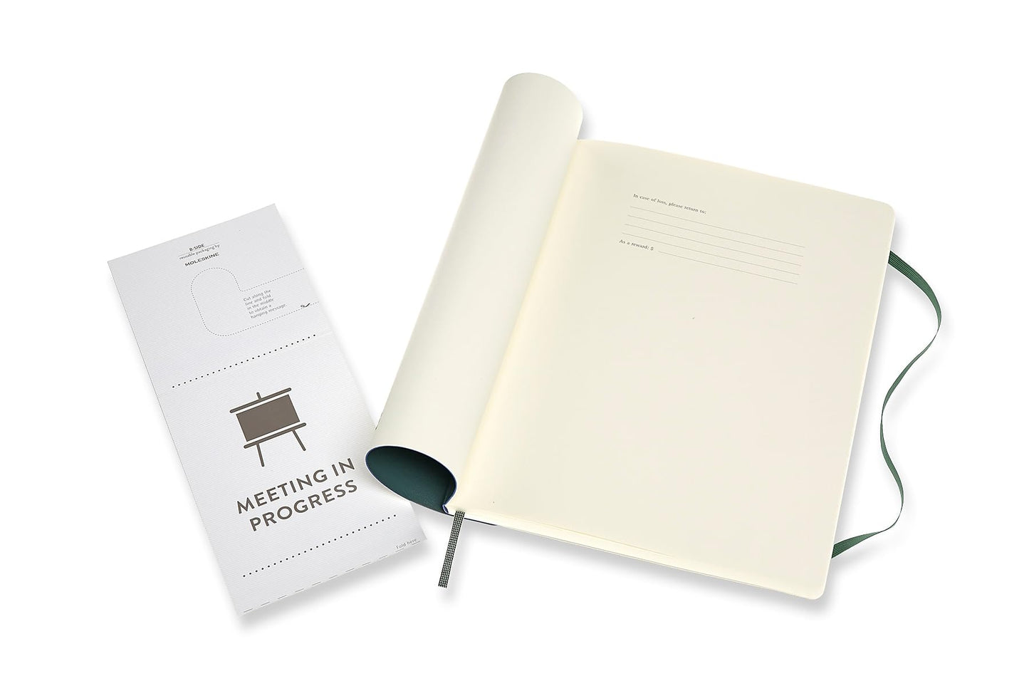 Moleskine Professional Notebook, XL, Forest Green, Soft Cover (7.5 x 9.75)