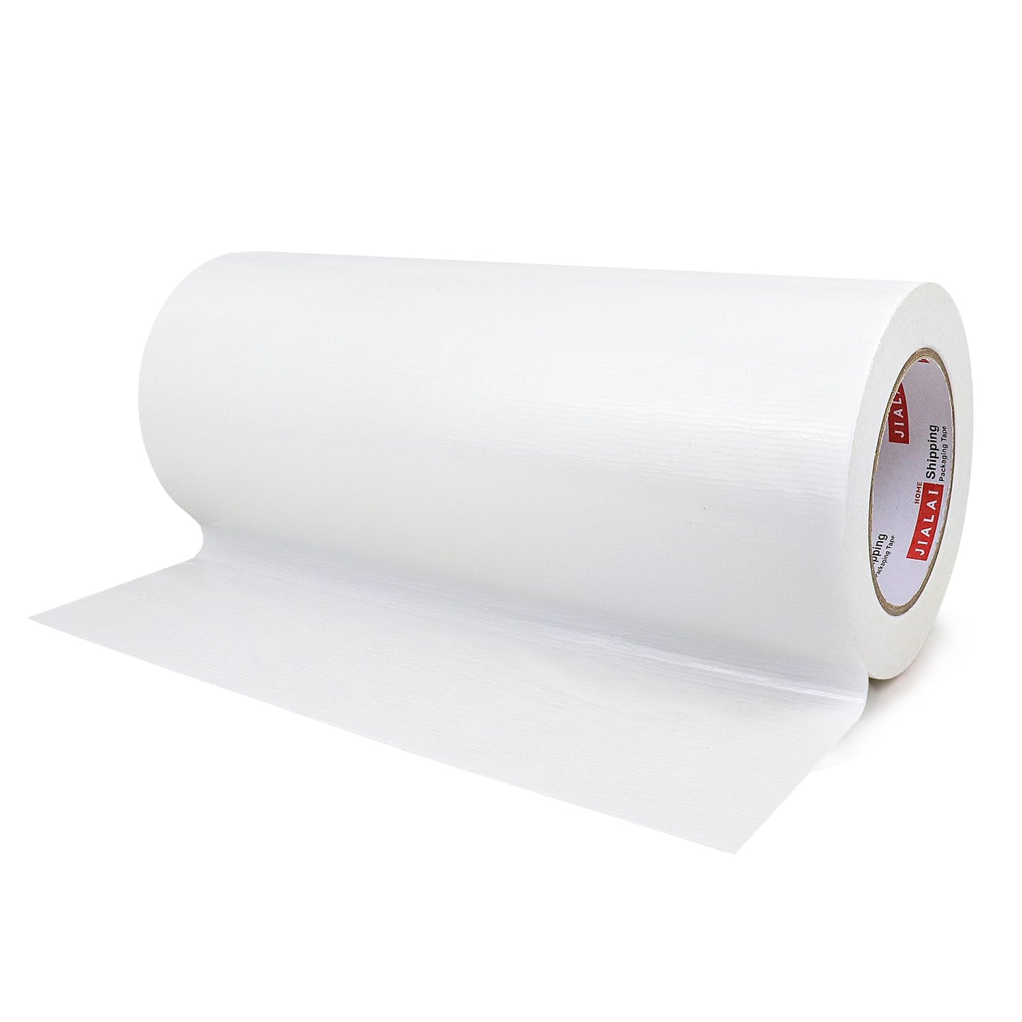 JIALAI HOME Wide Duct Tape, Industrial Grade 30Yards (90 ft) Wide Tape Duct, 9 Mil Heavy-Duty, Waterproof, Strong, Flexible, No Residue, for Crafts (White, 12'' x 90ft)