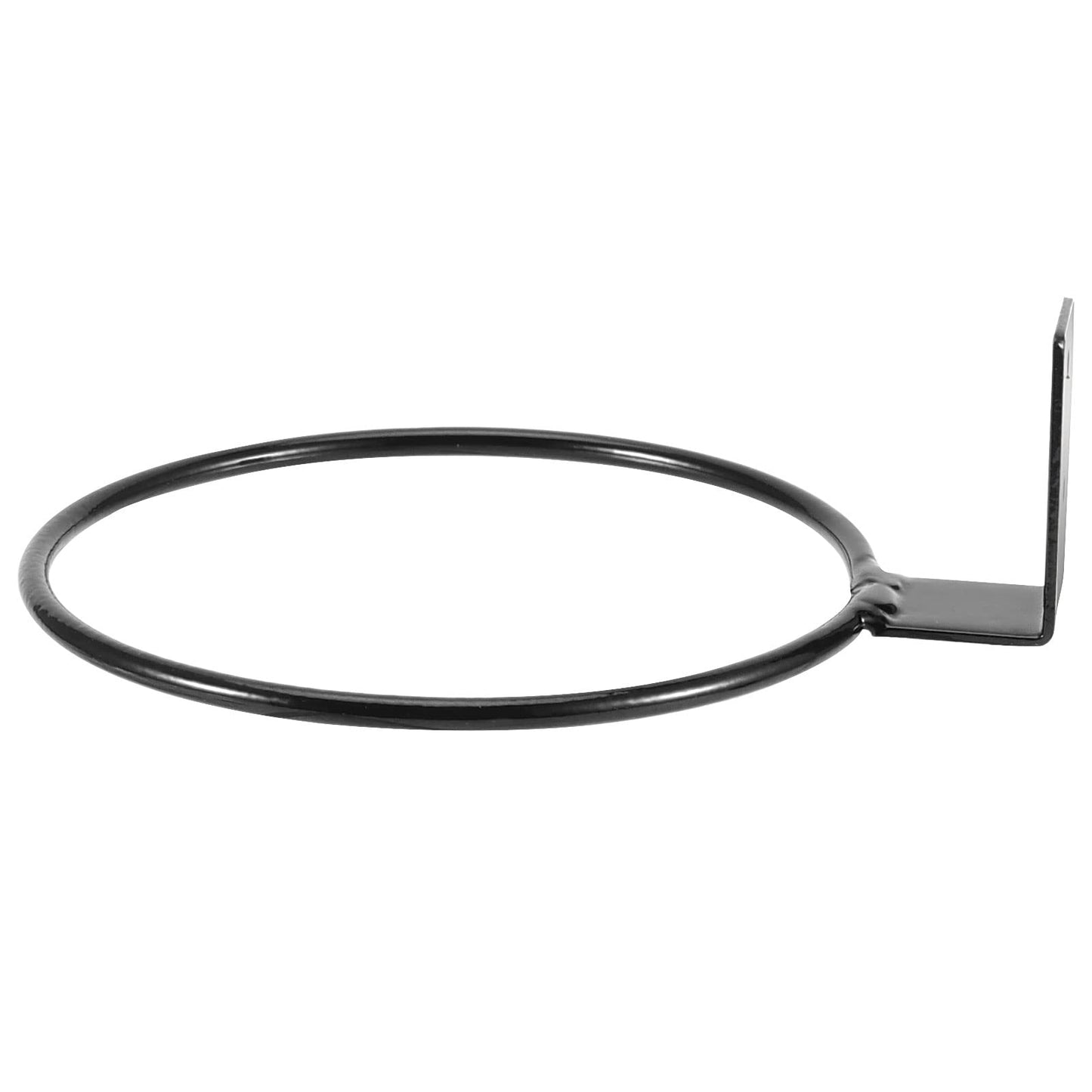 MAHIONG 10 PCS 5 Inches Flower Pot Holder Ring, Wall Mounted Wall Plant Hanger, Collapsible Metal Wall Planter Holder for Indoor and Outdoor Plant Pots, Black
