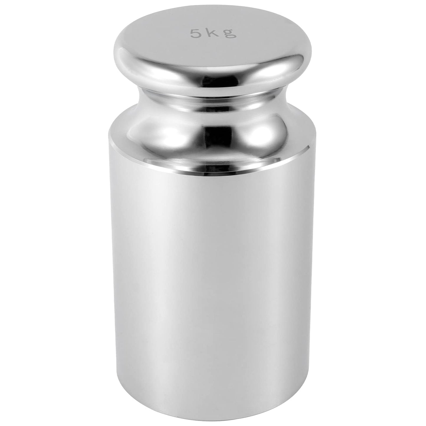 WONGWAI 5kg Calibration Weight Class M1 High Precision 5000g Scale Calibration Weight Precision Steel Chrome Finish