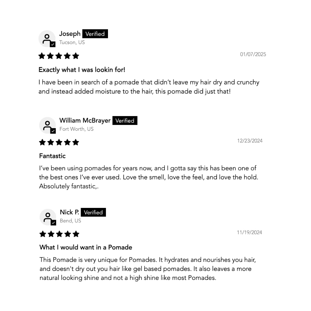 BLUMAAN Hydrating Pomade - Low Shine, High Hold | All Hair Types | Water Based | Easy To Wash - Ideal for Quiffs, Pompadours, Ducktails & Slick Back Looks - 2.5 oz