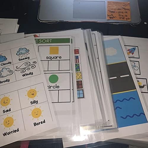 Coopaty Thermal Laminating Pouches, 5mil, 200-Pack, 8.9 x 11.4 Inches, Letter Size Sheets