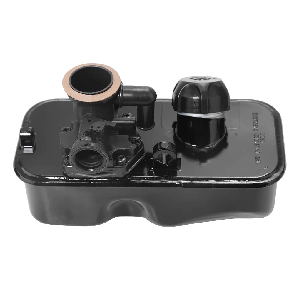 Zreneyfex 494406 Fuel Gas Tank and 795477 Carburetor with Primer Bulb Replacement for 498809 498809A 795469 794147 699660 794161 498811