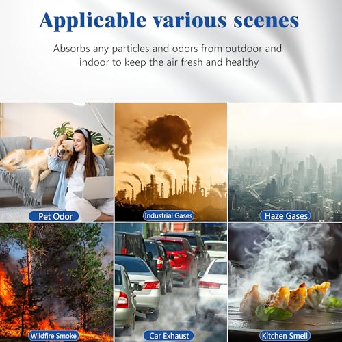 3 Packs H13 True HEPA Replacement Filter Compatible with Air Genius/AirGenius 3 5 6 Series HFD300, HFD310, HFD314, HFD320, HD320, HFD323-TGT, HFD324, HFD360B Air Purifi-ers, Upgraded Version