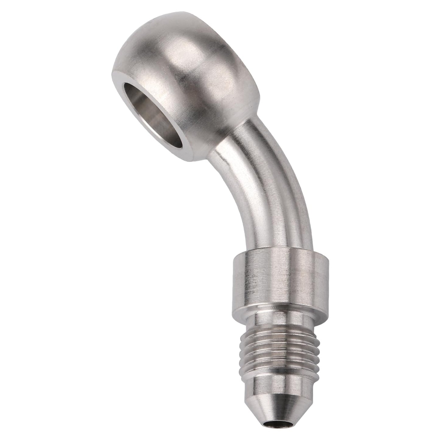 Podavelle 3AN Male to 12mm M12 Banjo 45 Degree Stainless Steel Brake Hose Fitting Adapter