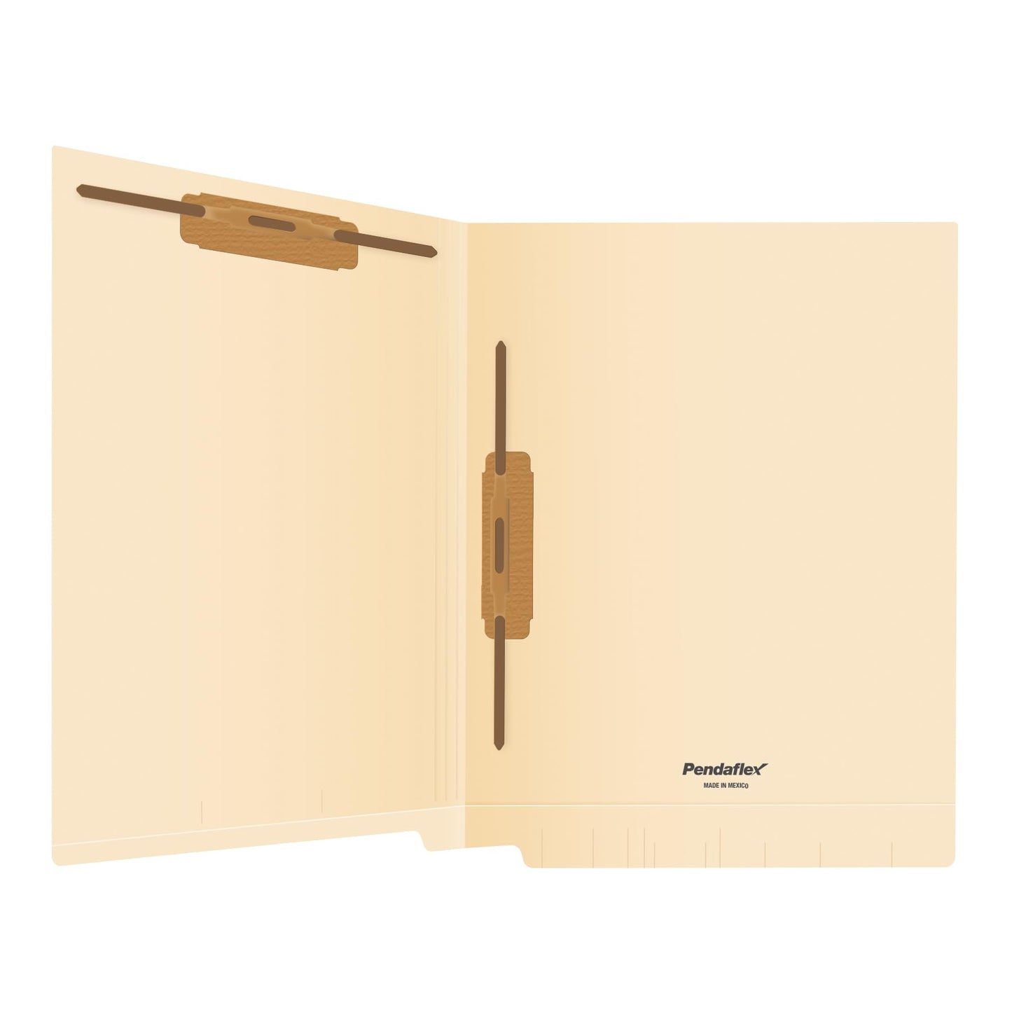 Pendaflex End Tab Fastener File Folder, Manila Folders with Two 2" Bonded Prong Fasteners, Reinforced Straight Cut Tabs, 50 Per Box (44710)