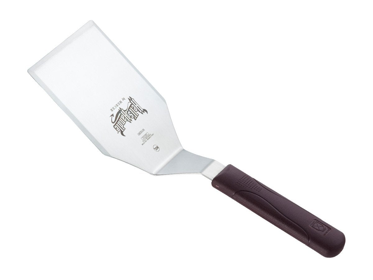 Mercer Culinary Hell's Handle 5 by 4-Inch Heavy Duty Turner/Spatula, Silver