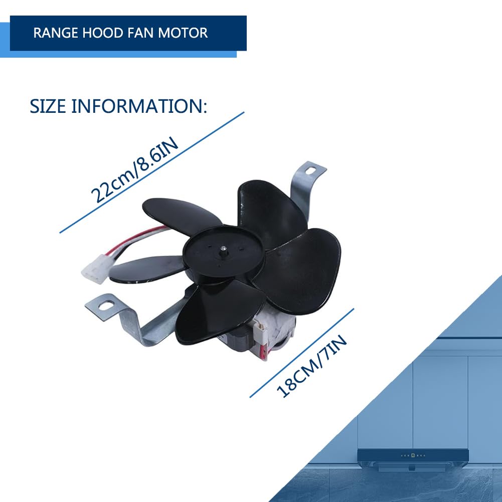 97012248 Range Hood Fan Motor Replacement Part - Compatible with Broan, Compatible with Nutone - Replaces BP17 AP4527731 99080363 99080410 97005161 99080492 AP4527731 99080533