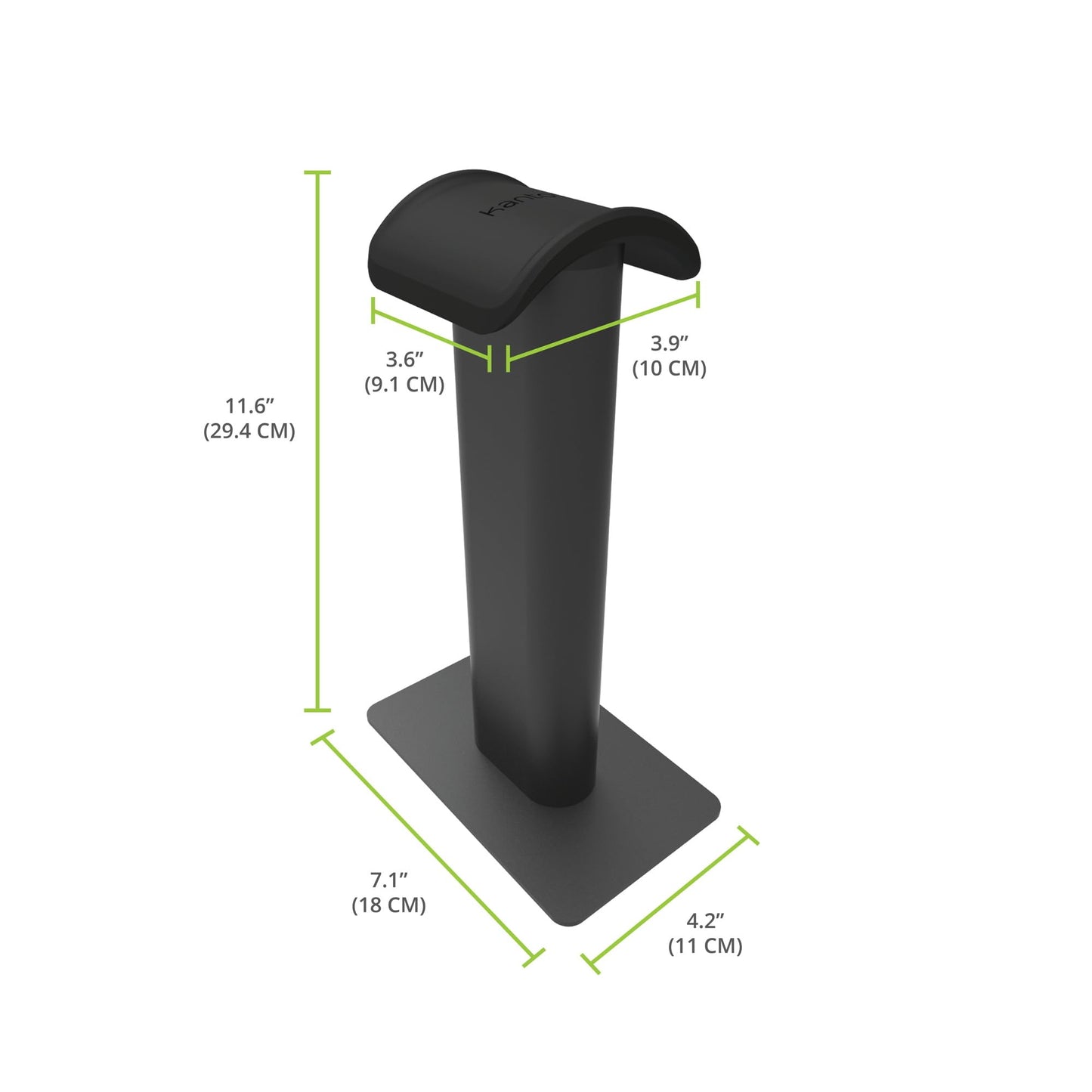 Kanto Living H2 Premium Headphone Stand - Black