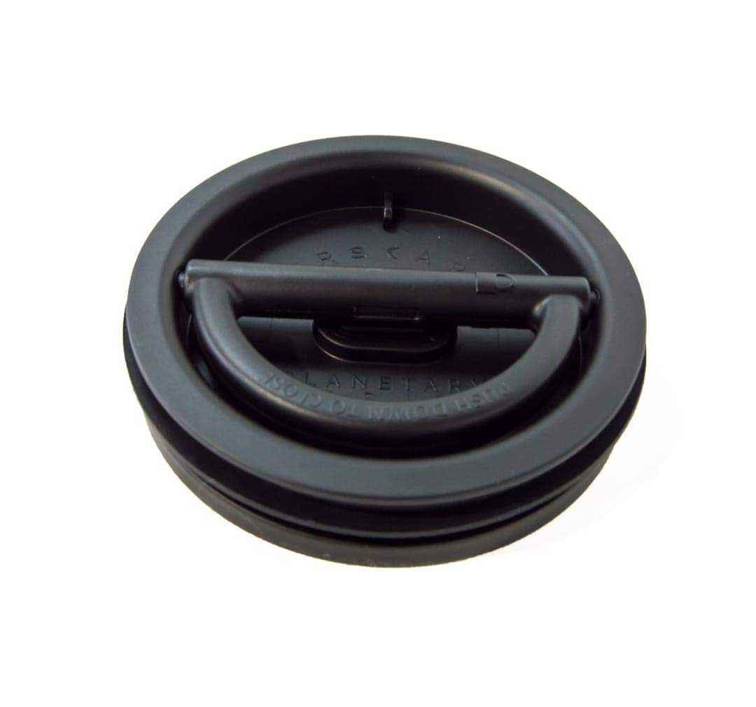 Airscape Kilo Coffee Storage Canister - Large Food Container Patented Airtight Lid 2-Way Valve Preserve Freshness Holds 2.2 lb Dry Beans (Matte Black)