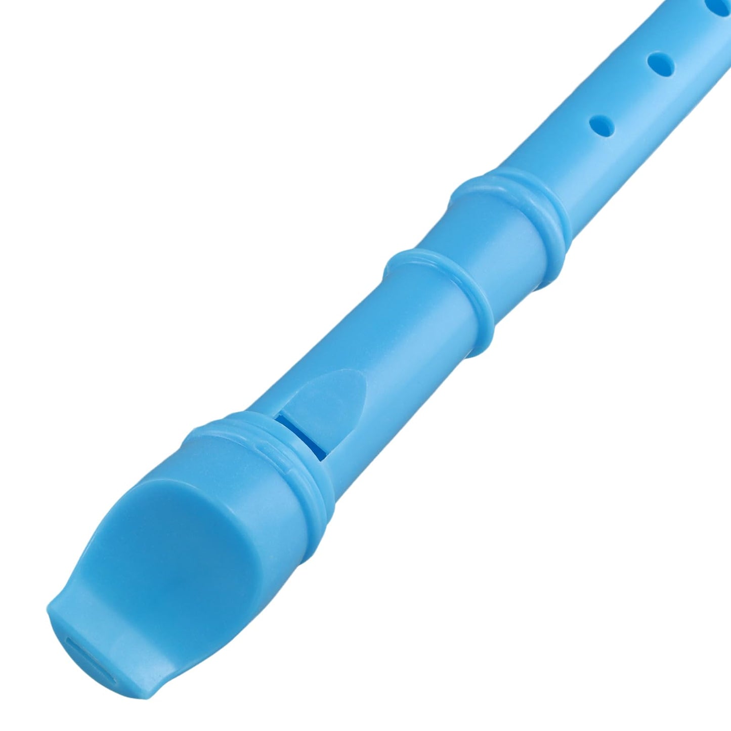 SEHOI 30 Pack 8 Hole Soprano Recorder Descent Flute, German Musical Recorders Instruments with Cleaning Rod, Blue Flutes for Beginners, Student Practice, School Concert